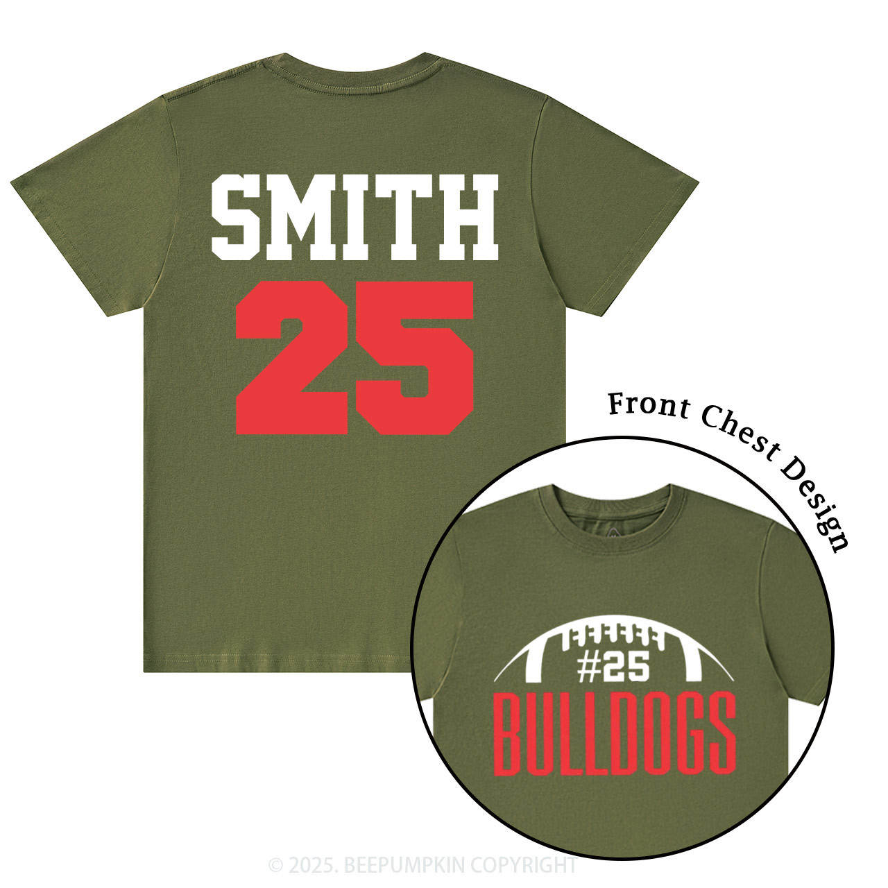 Personalized Game Day T-Shirts Beepumpkin