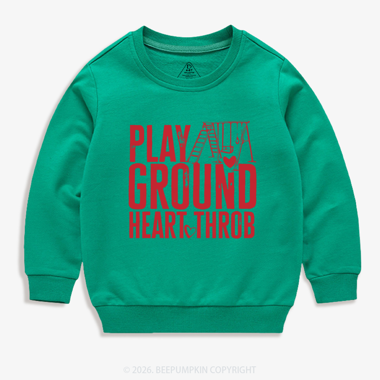 Playground Heartthrob Valentine's Day Kid's Sweatshirt