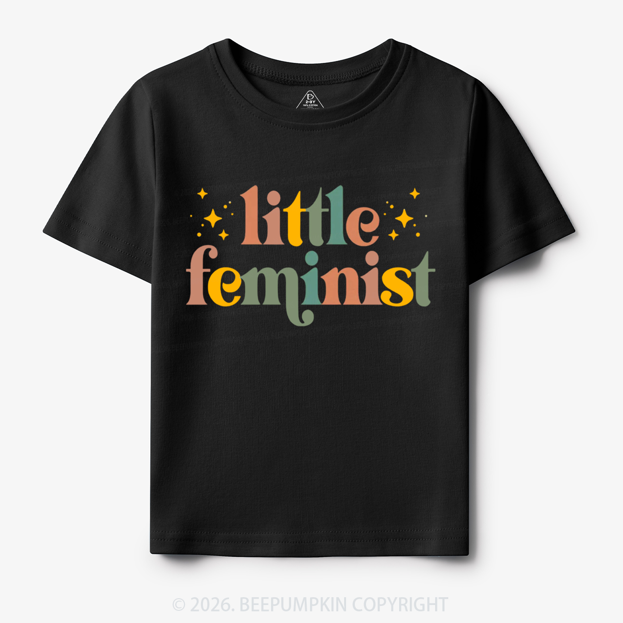  Vintage Little Feminist Toddler&Kid's Tees Beepumpkin
