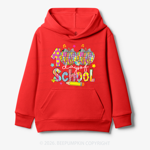 Bow & Plaid 100 Days of School Toddler&Kid's Hoodies