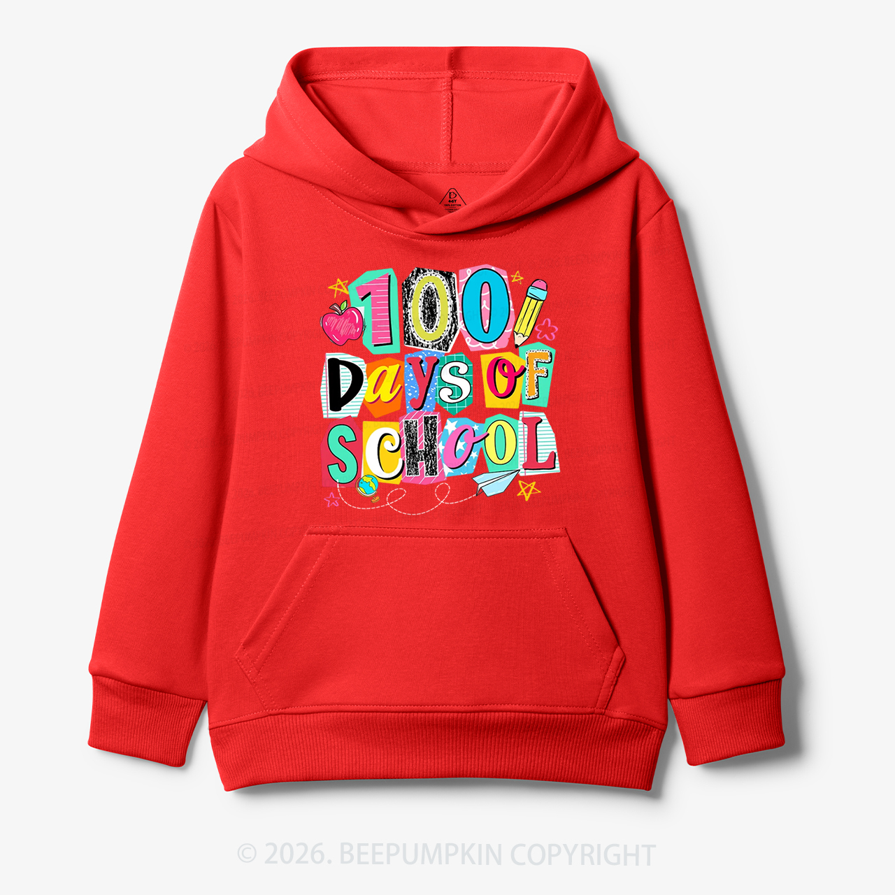 Color Pop 100 Days of School Toddler&Kid's Hoodies