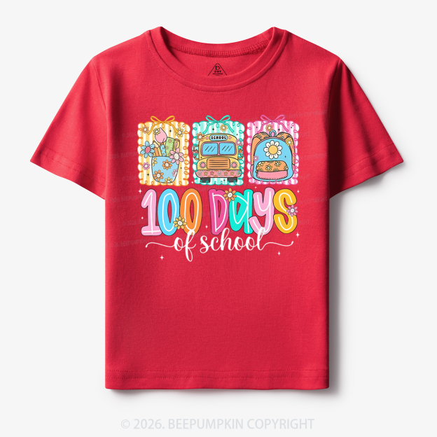 Classroom Art 100 Days of School Toddler&Kid's Tees