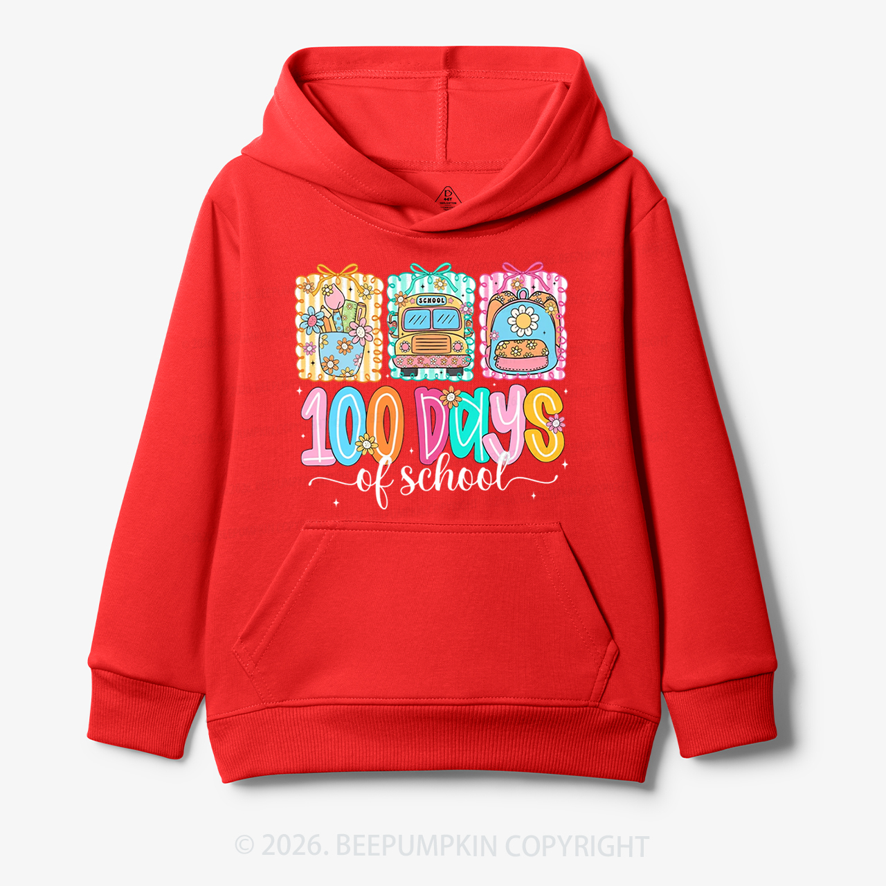 Classroom Art 100 Days of School Toddler&Kid's Hoodies