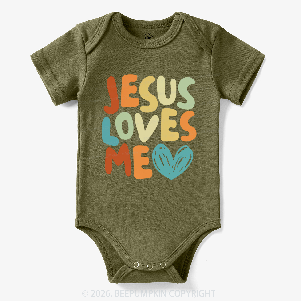 Jesus Loves Me Christian Bodysuit