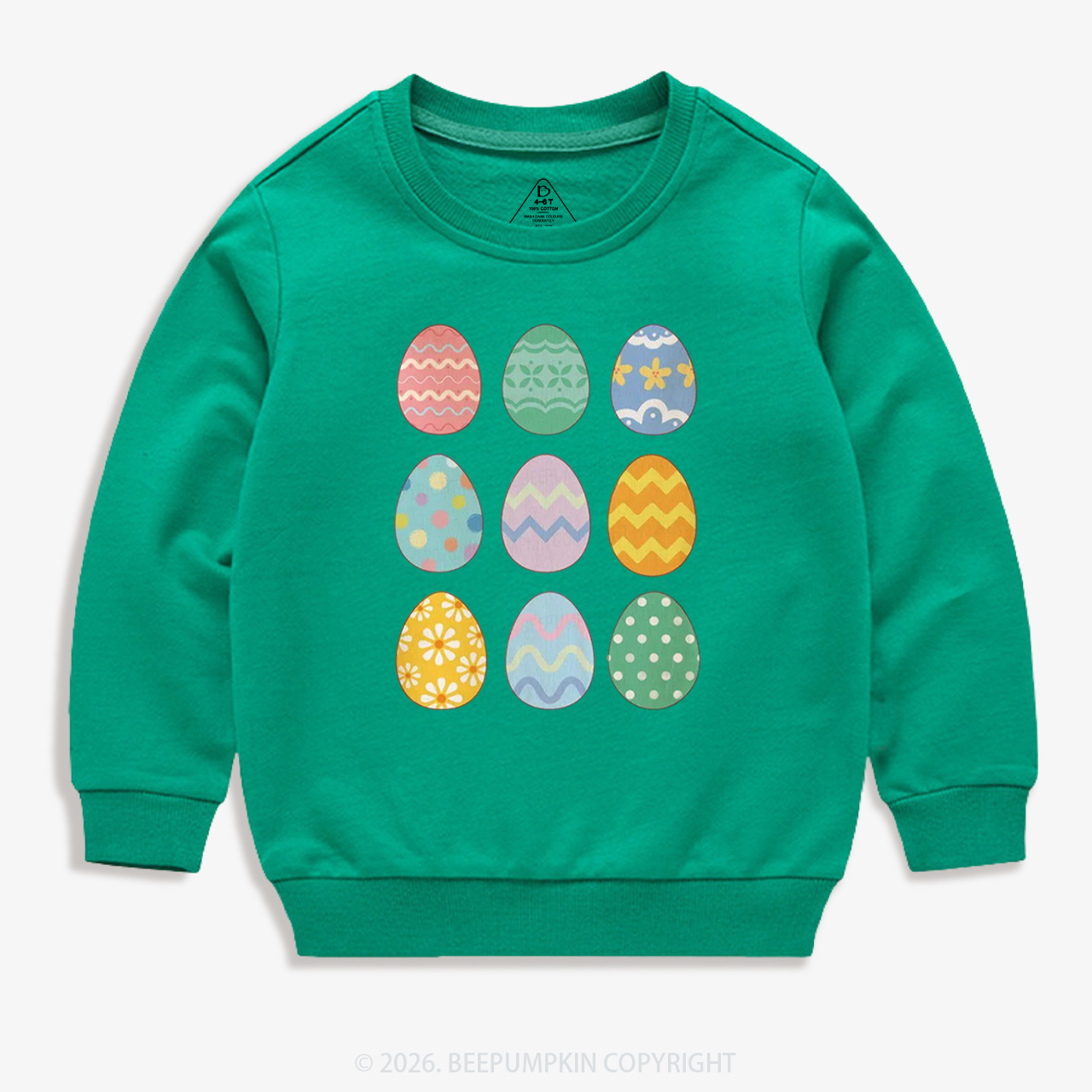 Cute Pastel Easter Egg Kid's Sweatshirt