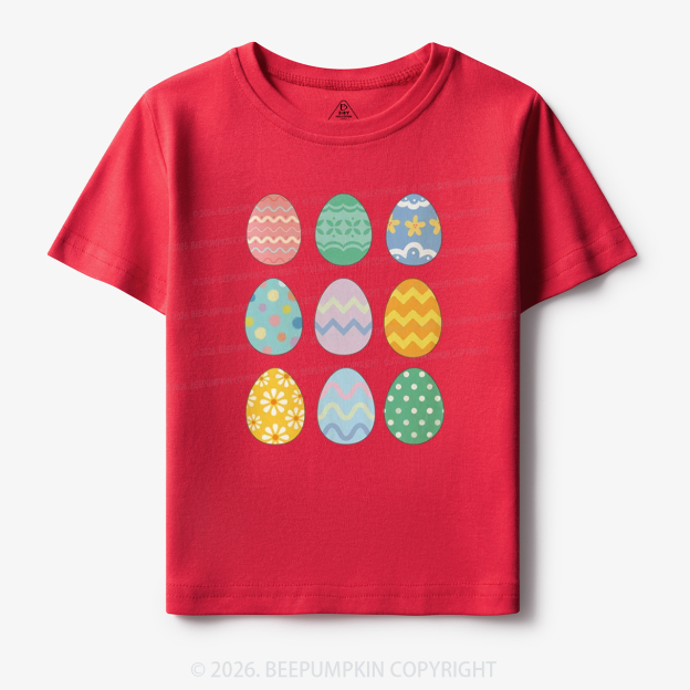 Cute Pastel Easter Egg Toddler&Kid's Tees
