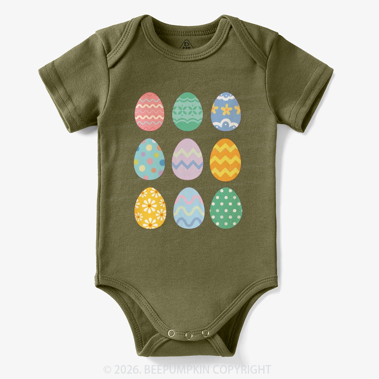 Cute Pastel Easter Egg Bodysuit