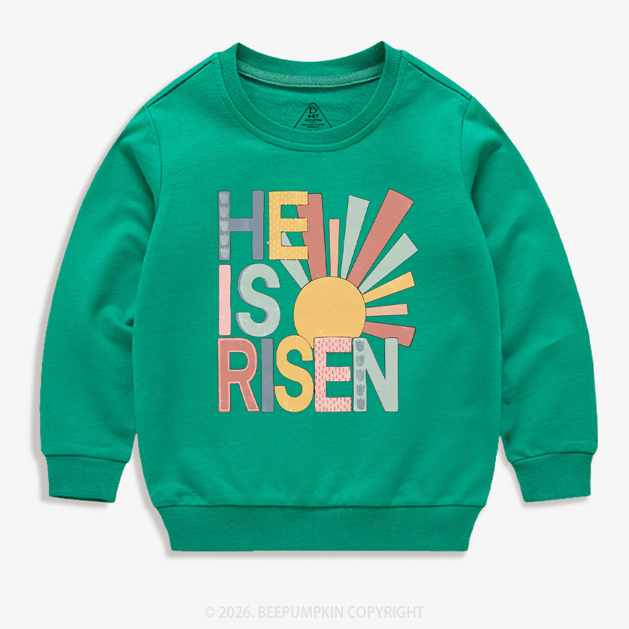 He Is Risen Love Like Jesu Easter Kid's Sweatshirt