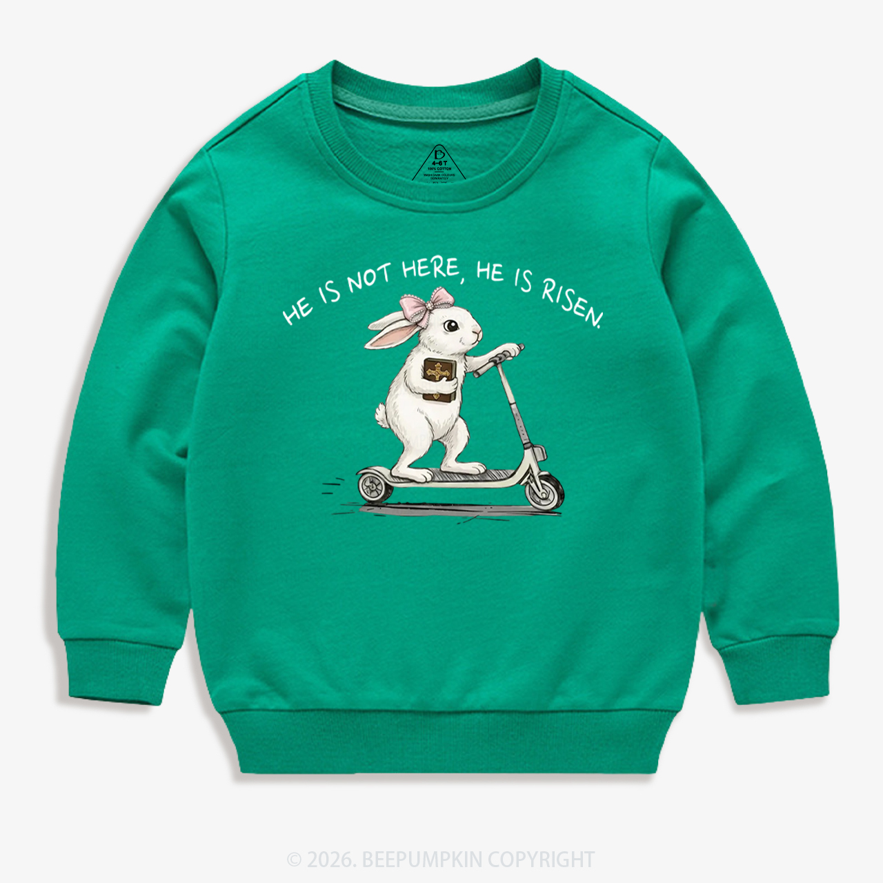 He Is Not Here He Is Risen Kid's Sweatshirt