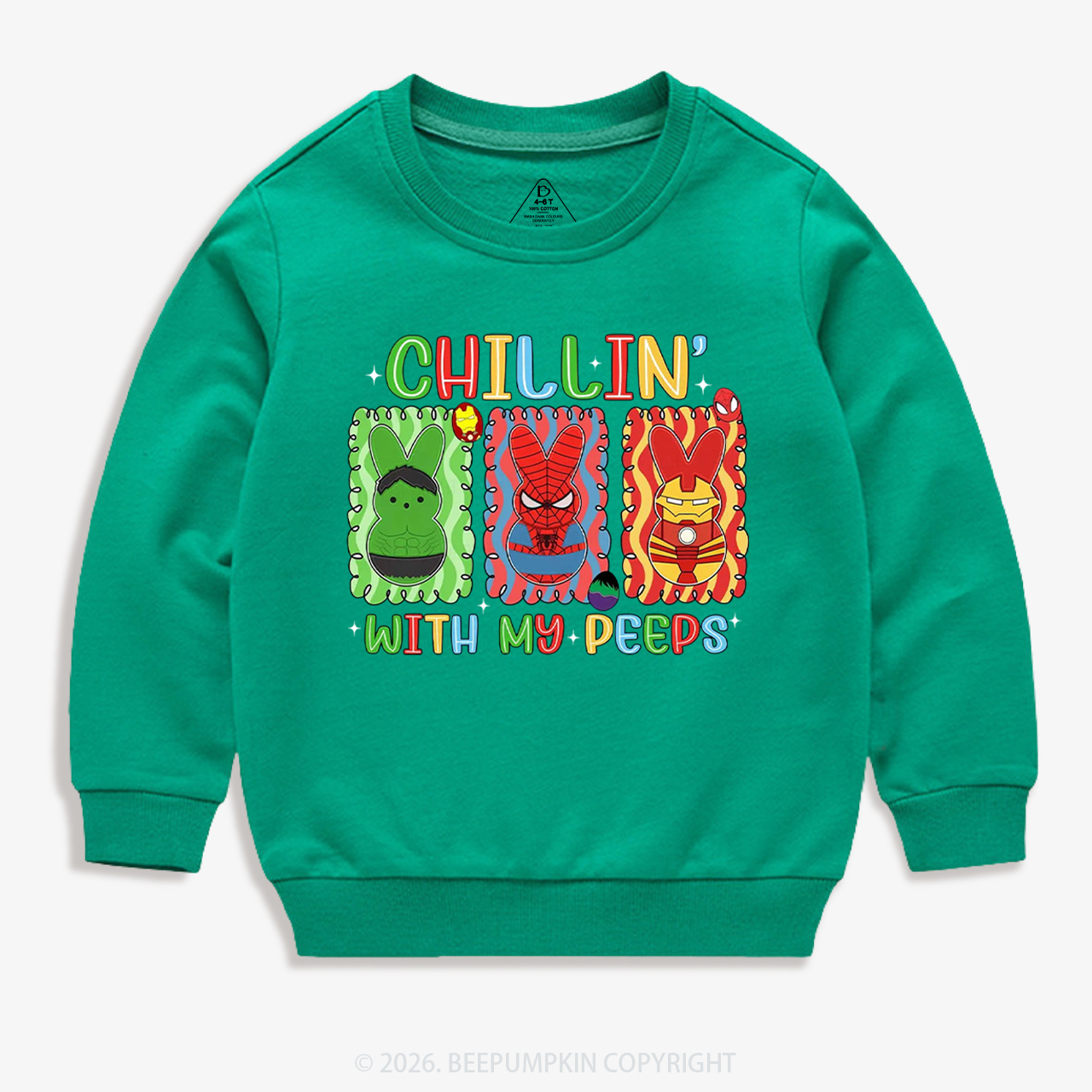 Chillin With My Friends Kid's Sweatshirt