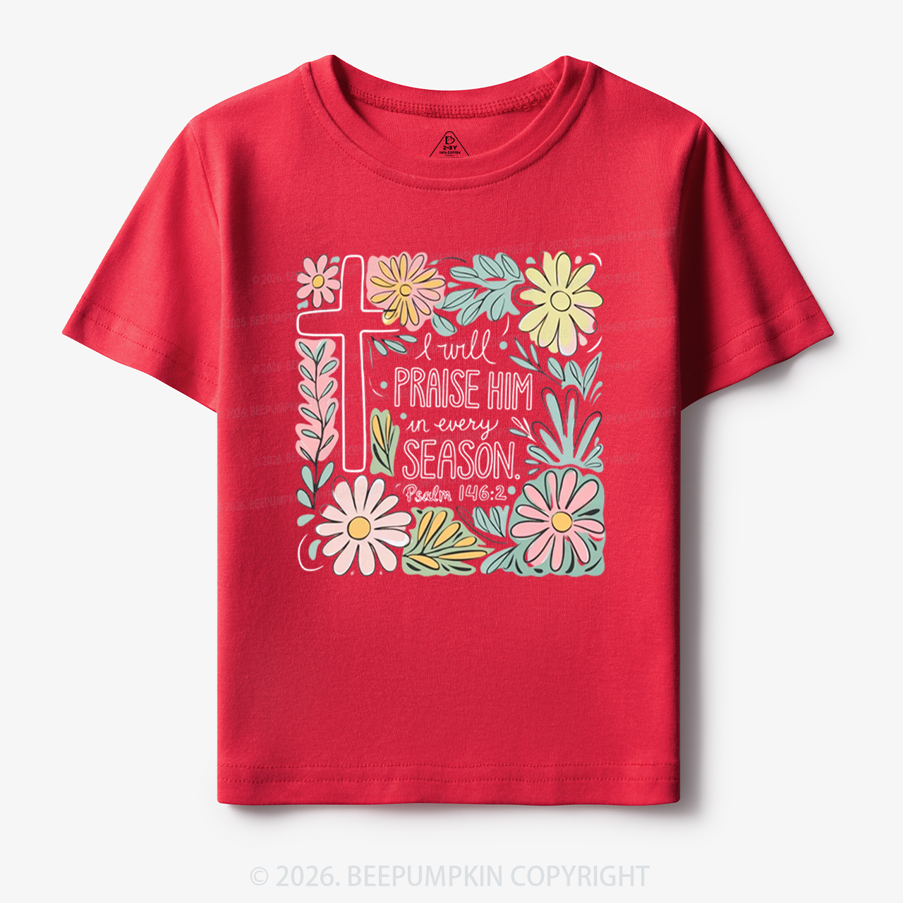 Easter I will Praise Him Toddler&Kid's Tees