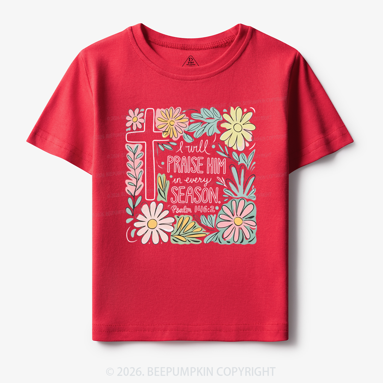 Easter I will Praise Him Toddler&Kid's Tees