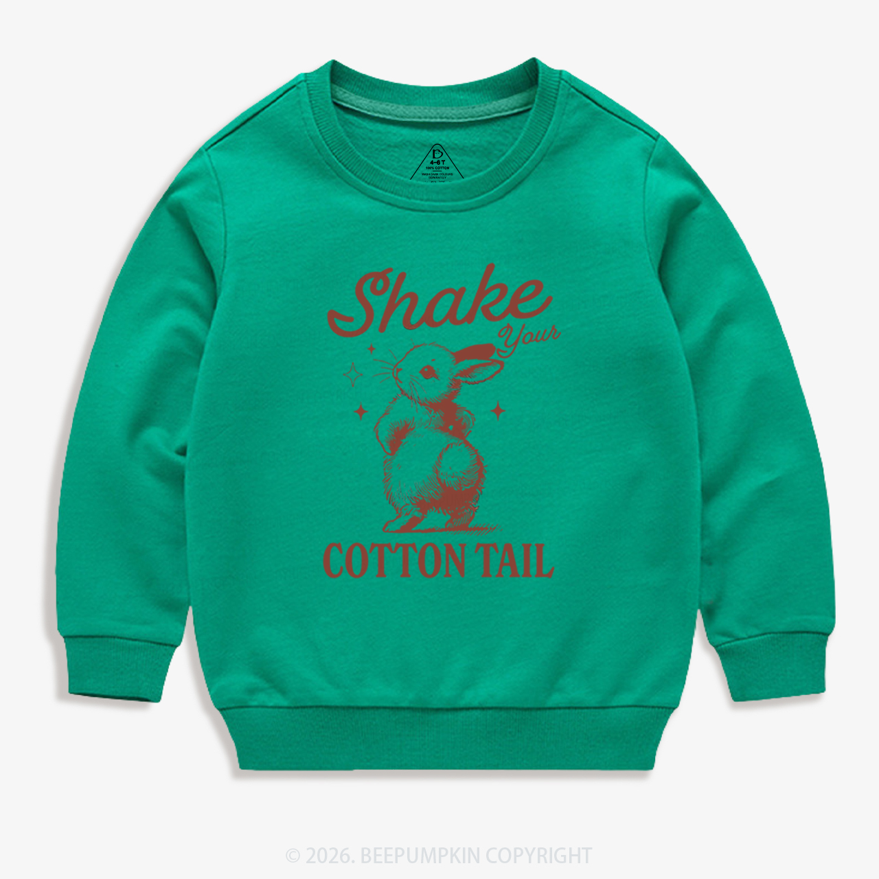 Shake Your Cotton Tail Easter Kid's Sweatshirt