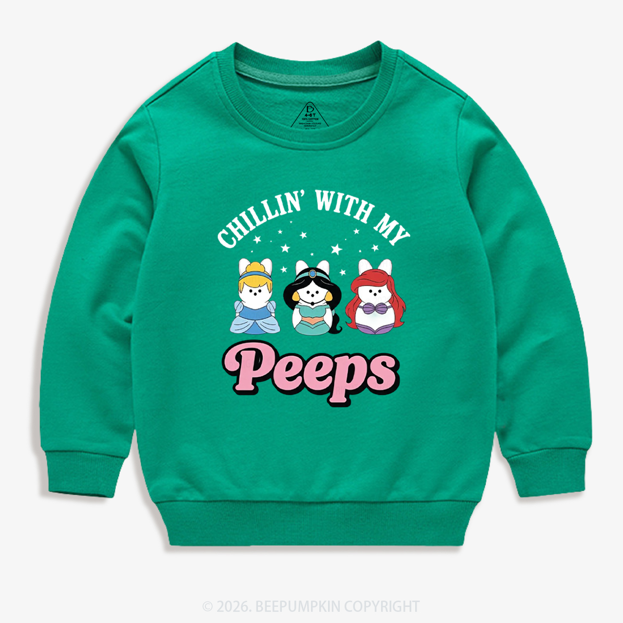 Chillin With My Peeps Bunny Kid's Sweatshirt