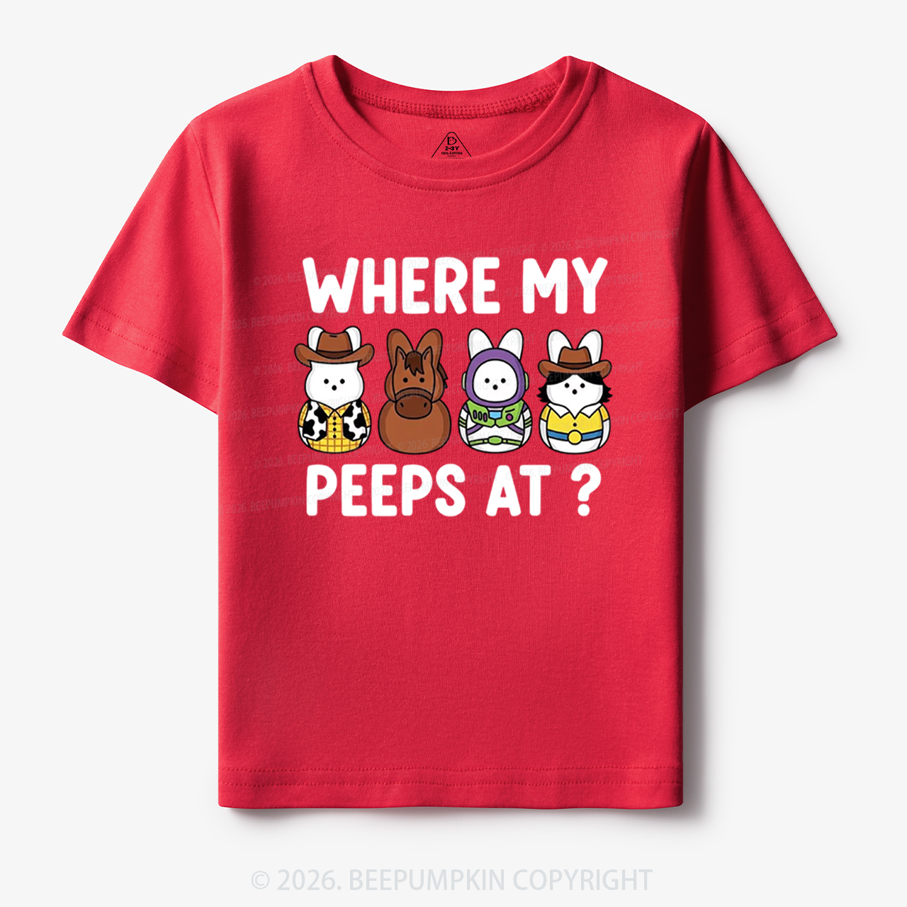Where My Peeps At Easter Toddler&Kid's Tees