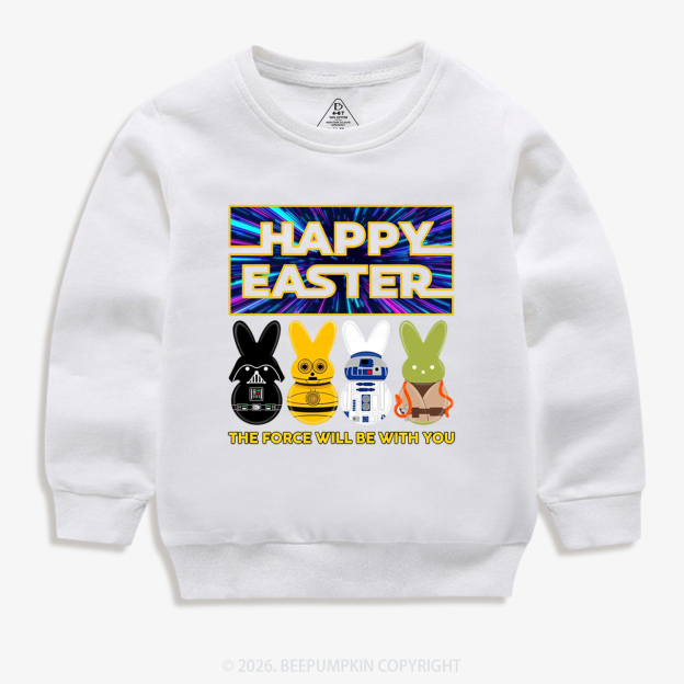 Cosmic Rabbit Easter Kid's Sweatshirt