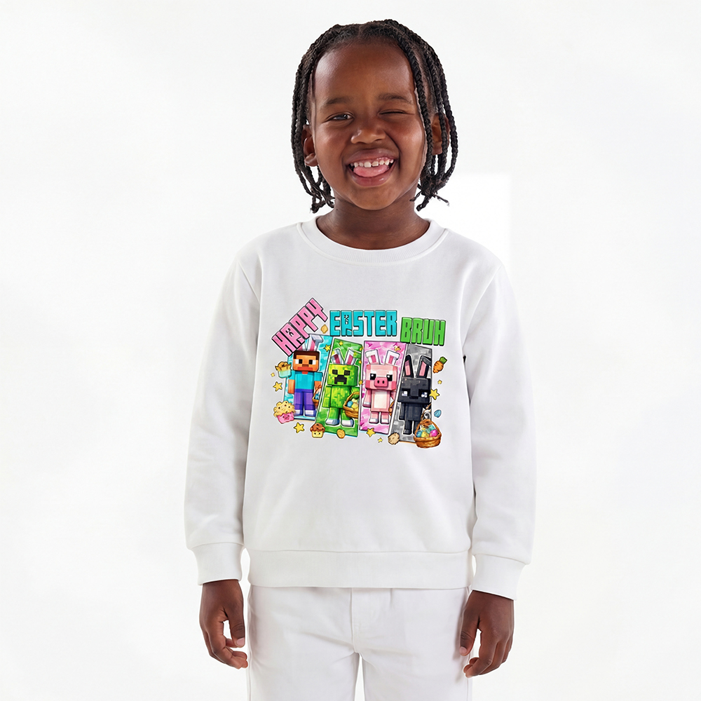 Happy Easter Mining Kid's Sweatshirt