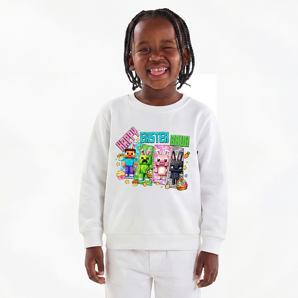 Happy Easter Mining Kid's Sweatshirt