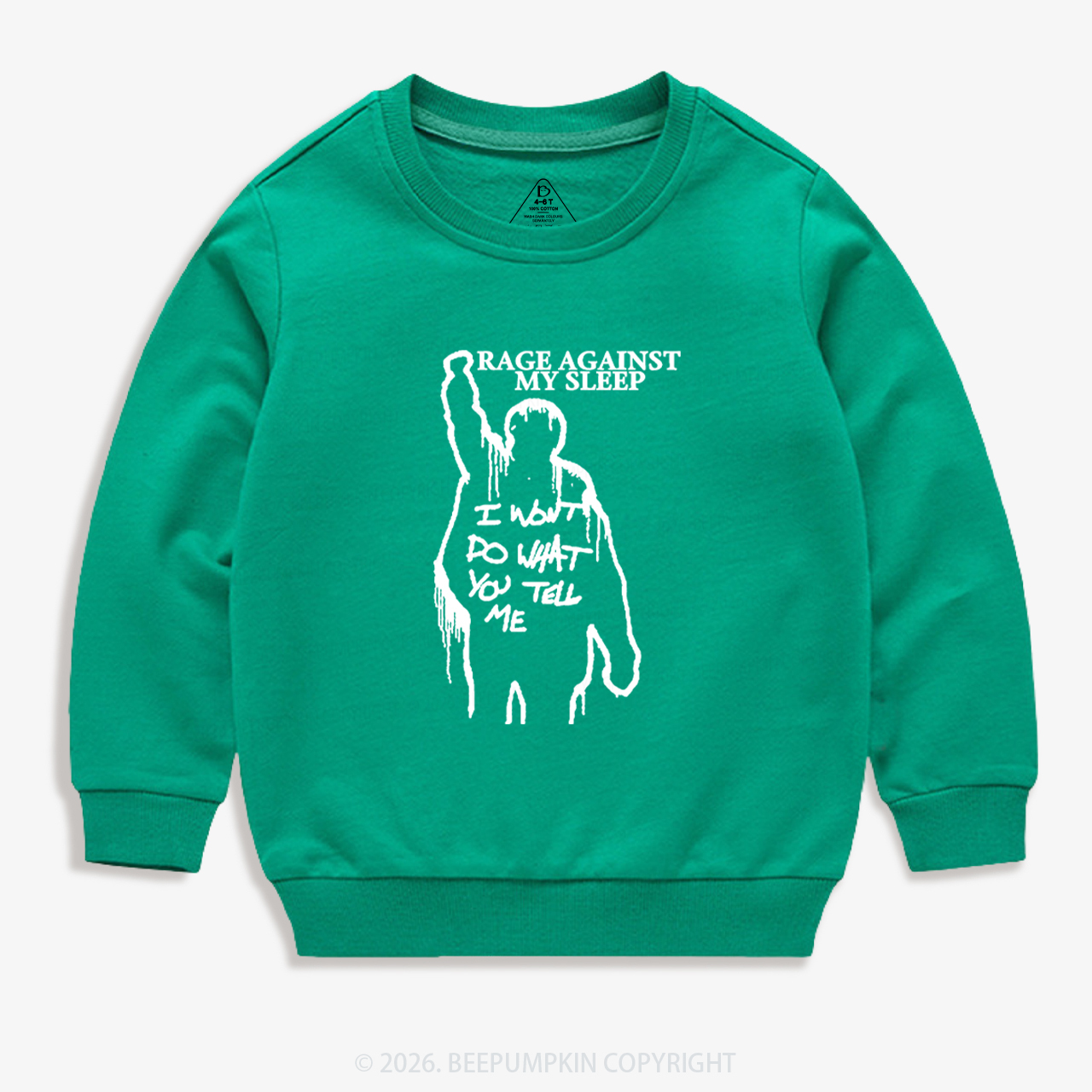 Rage Against My Sleep Kid's Sweatshirt 7