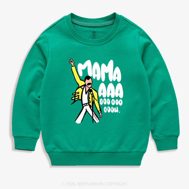 Mama Aaa Oooh Kid's Sweatshirt 8