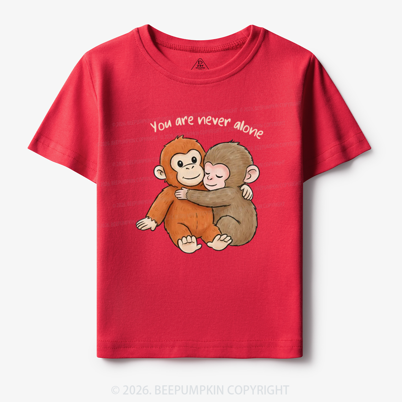 You Are Never Alone Punch Monkey Toddler&Kid's Tees