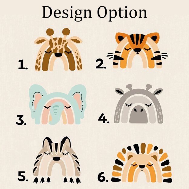 Personalized Name Cartoon Matching Tees For Siblings