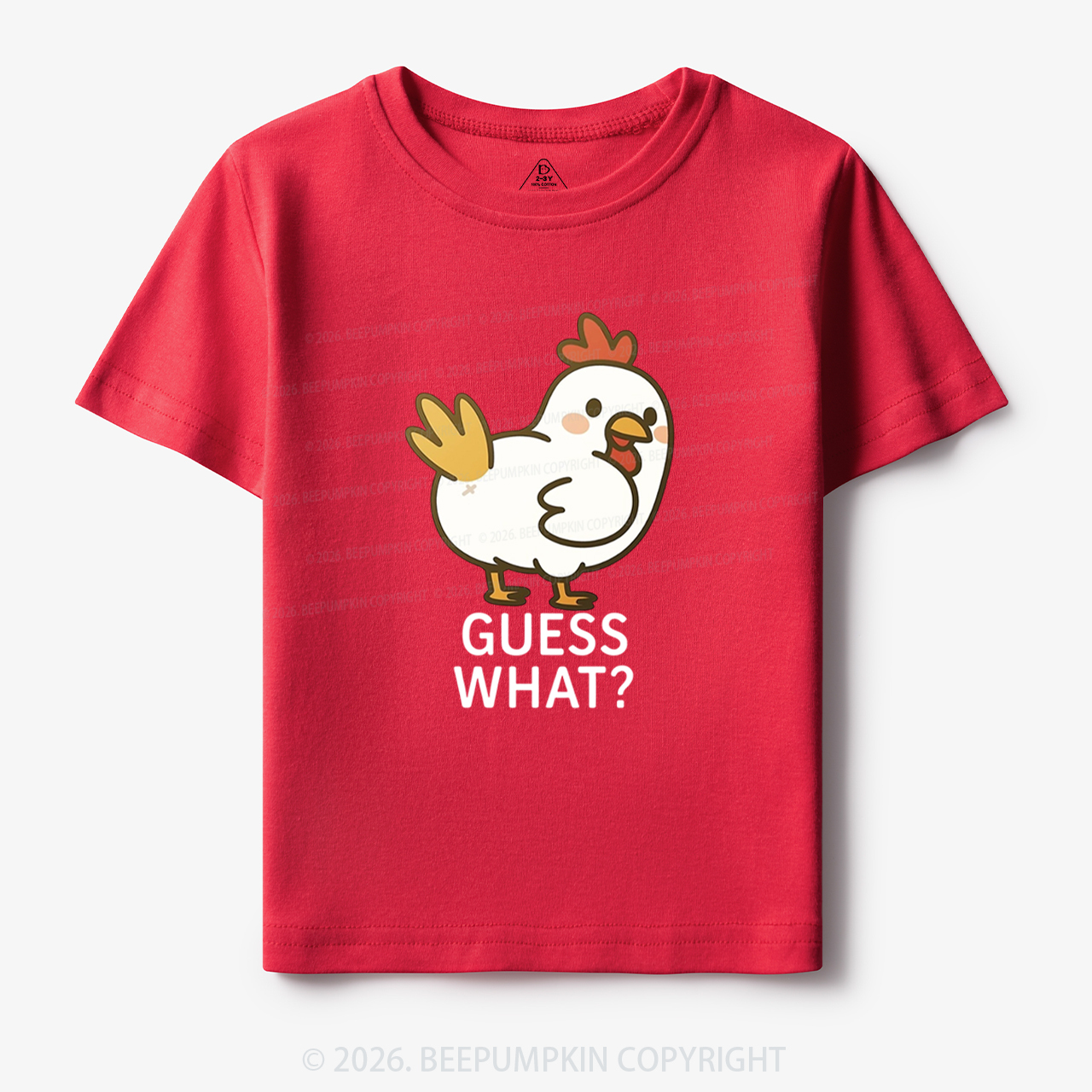 Guess What Chicken Funny Butt Joke Toddler&Kid's Tees 7