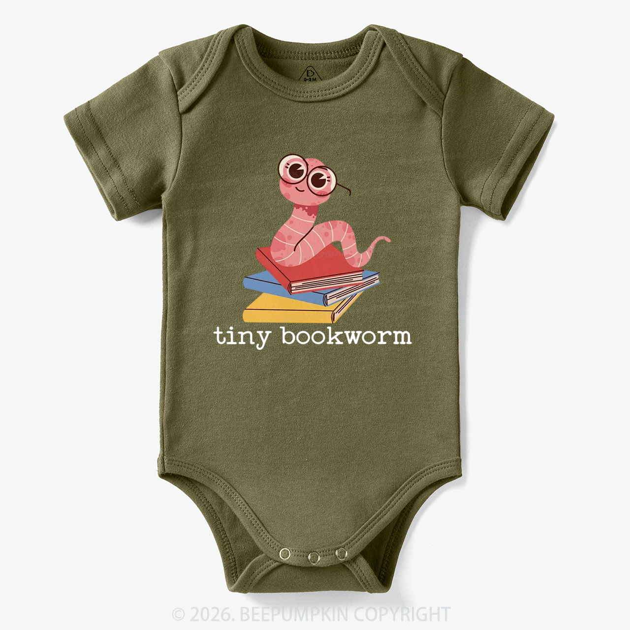Tiny Bookworm Infant Vintage Bodysuit
