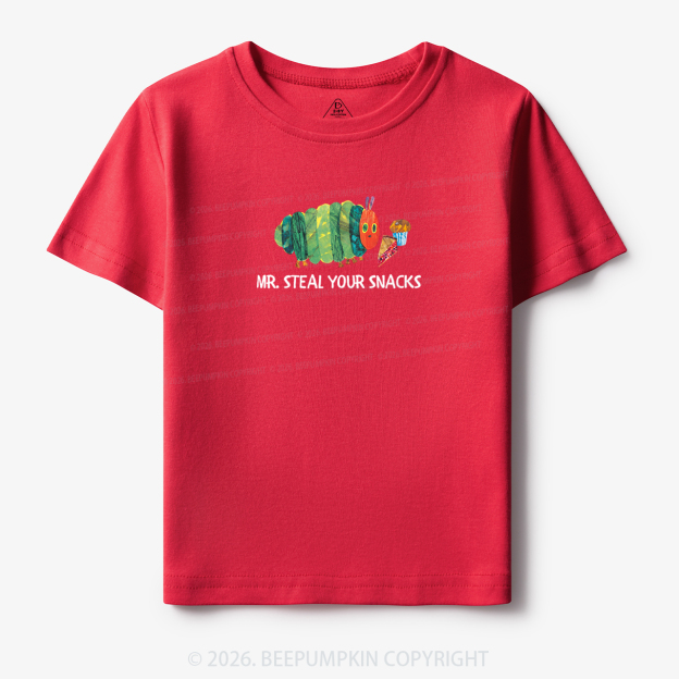 Mr Steal Your Snacks Toddler&Kid's Tees