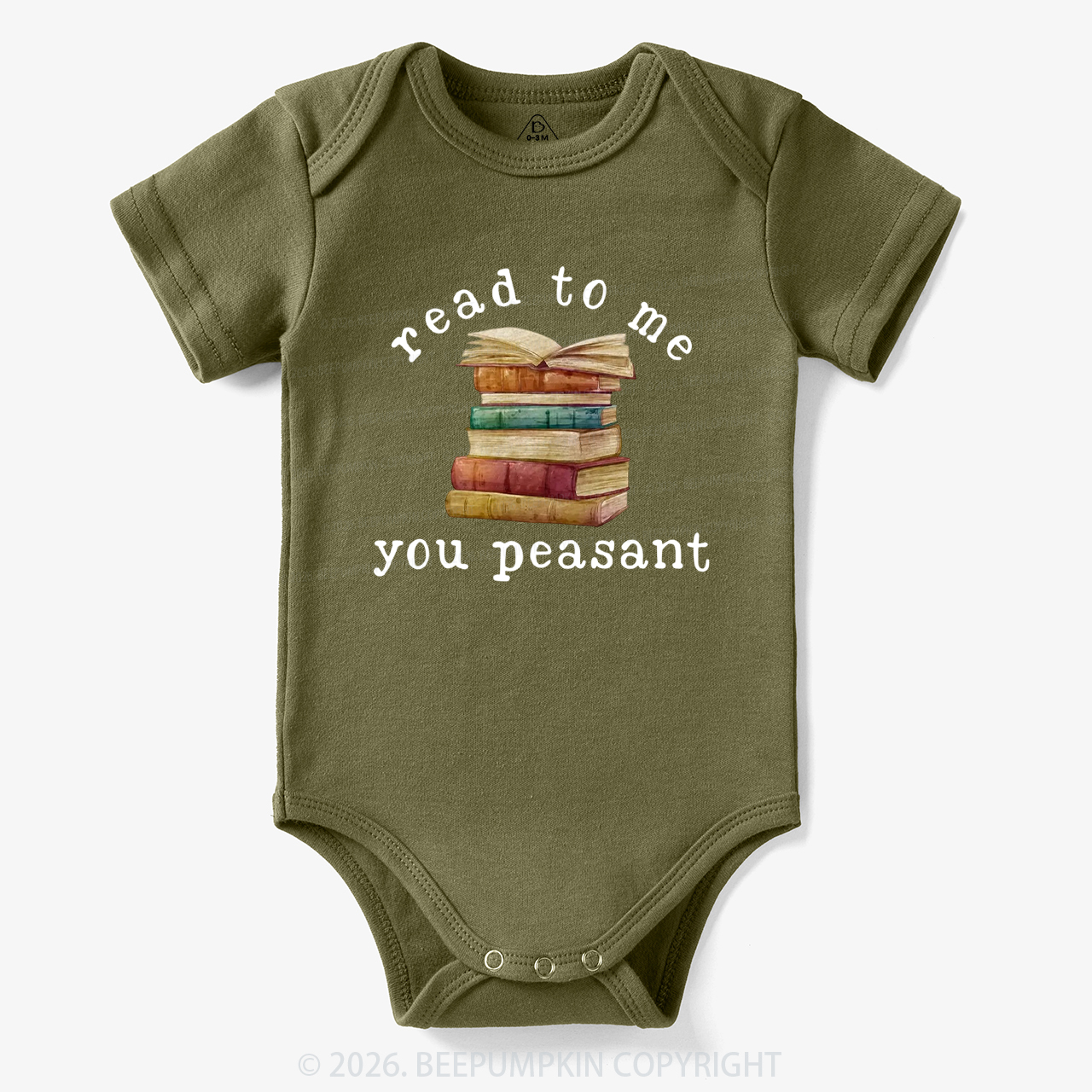 Read To Me You Peasant Book Lover Bodysuit