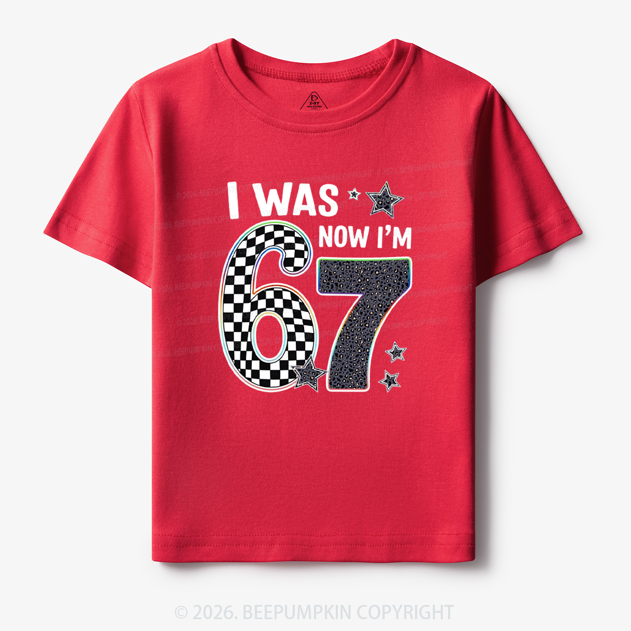 I Was 6 Now I'm 7 Funny Birthday Toddler&Kid's Tees