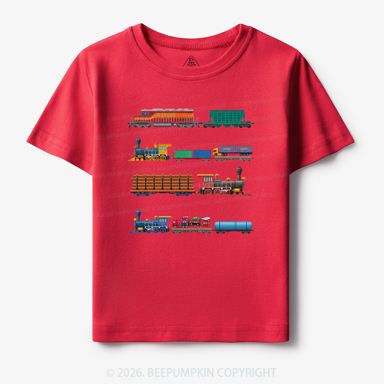 Rainbow Train Toddler&Kid's Tees