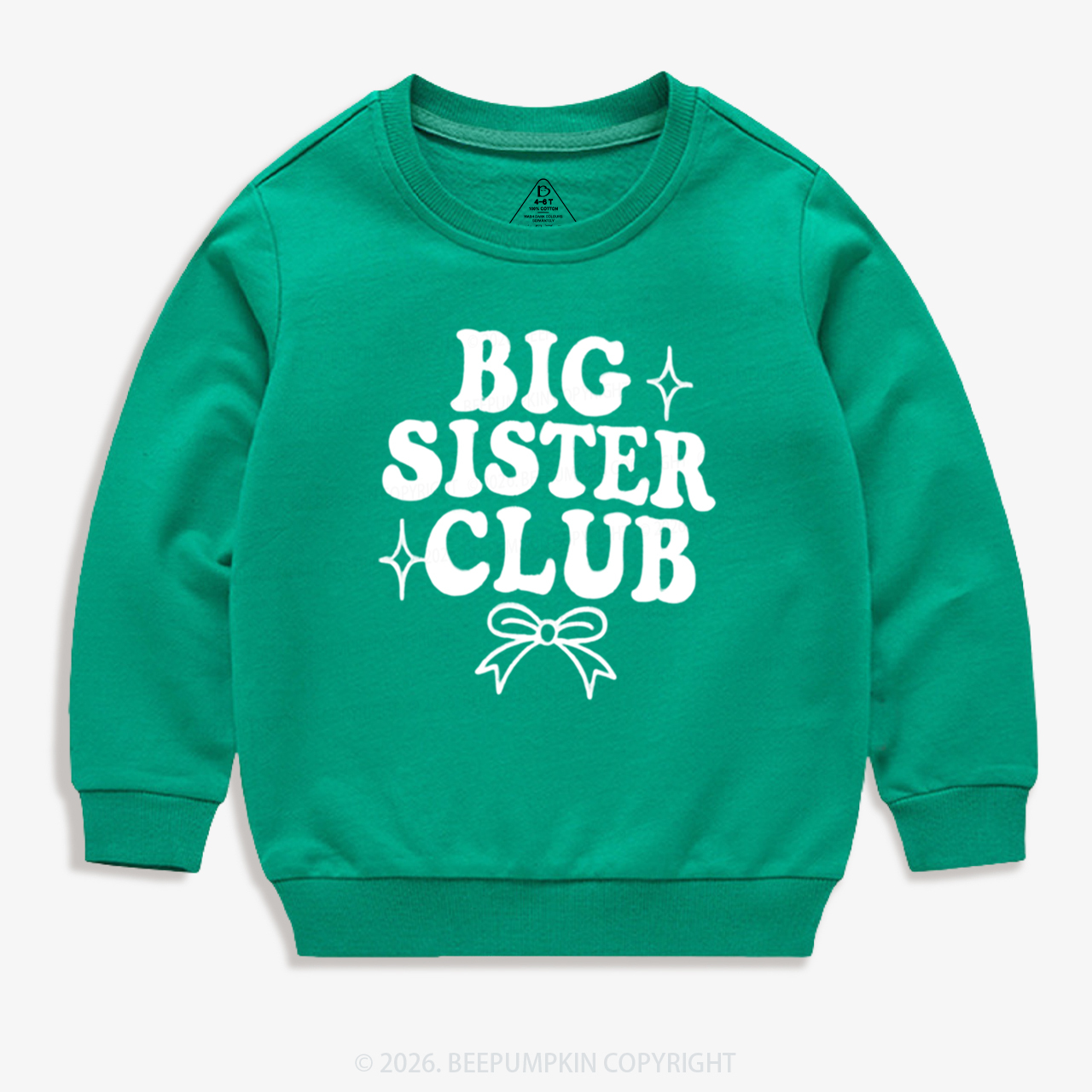 Big Sister Club Newborn Kid's Sweatshirt