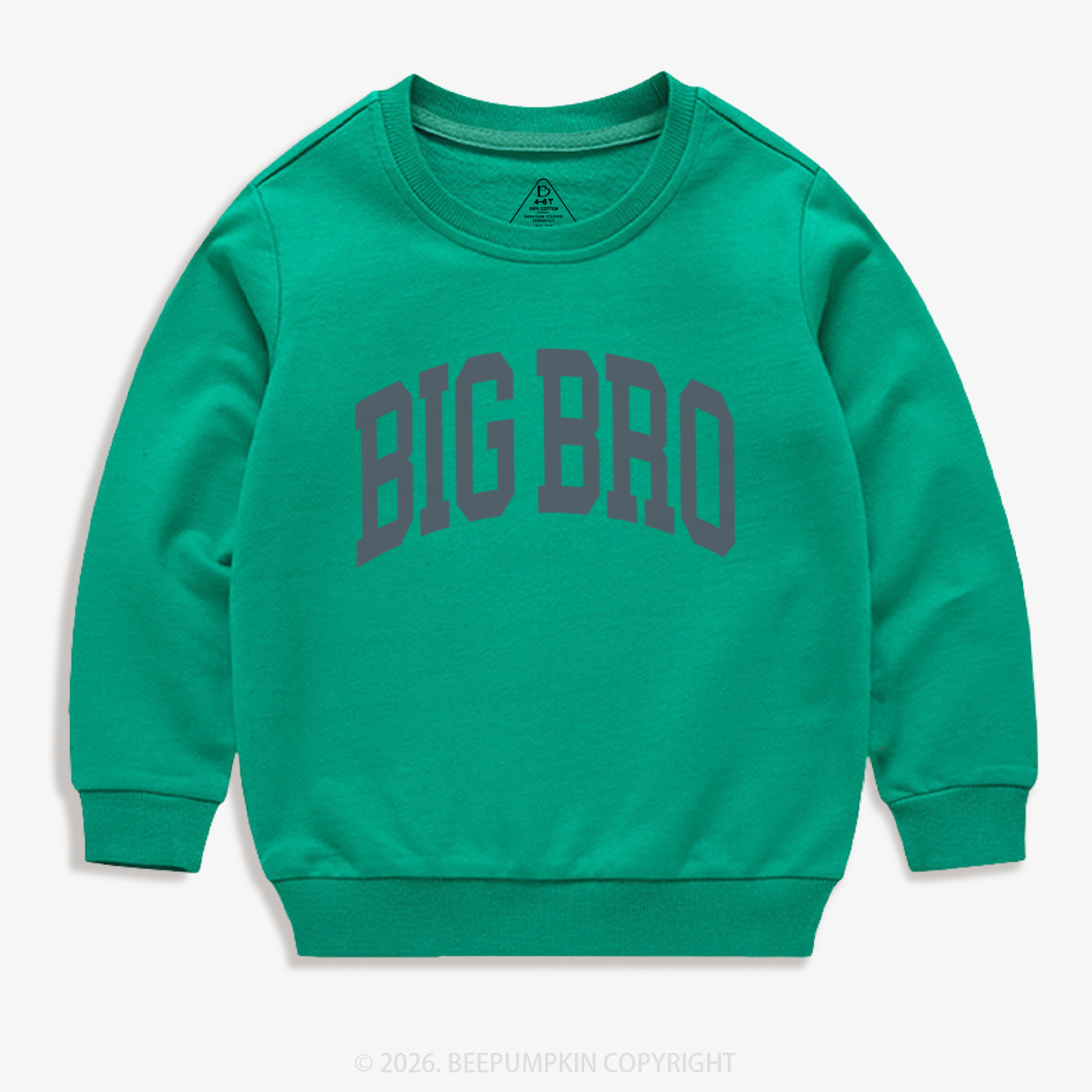 Big Bro Boho Natural Kid's Sweatshirt