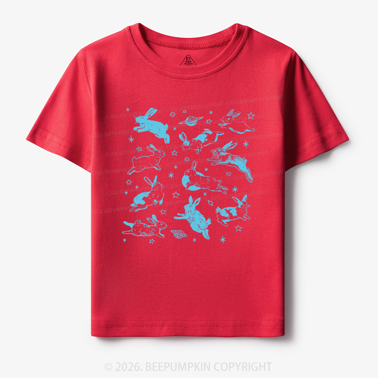 Bunnies in Space Toddler&Kid's Tees