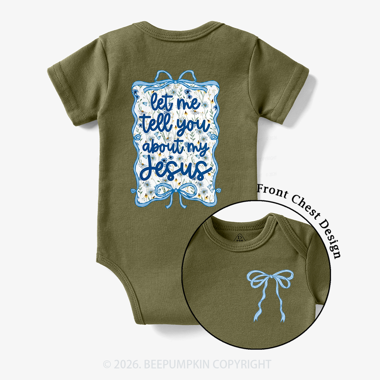 Love like Jesus Coquette Bows Bodysuit