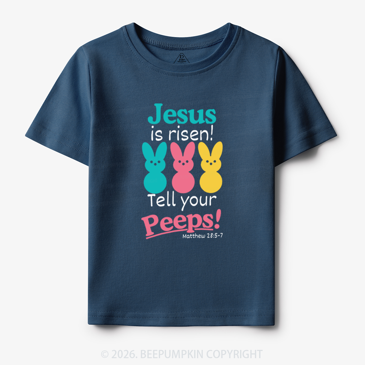 Jesus Is Risen Tell Your Peeps Funny Toddler&Kid's Tees