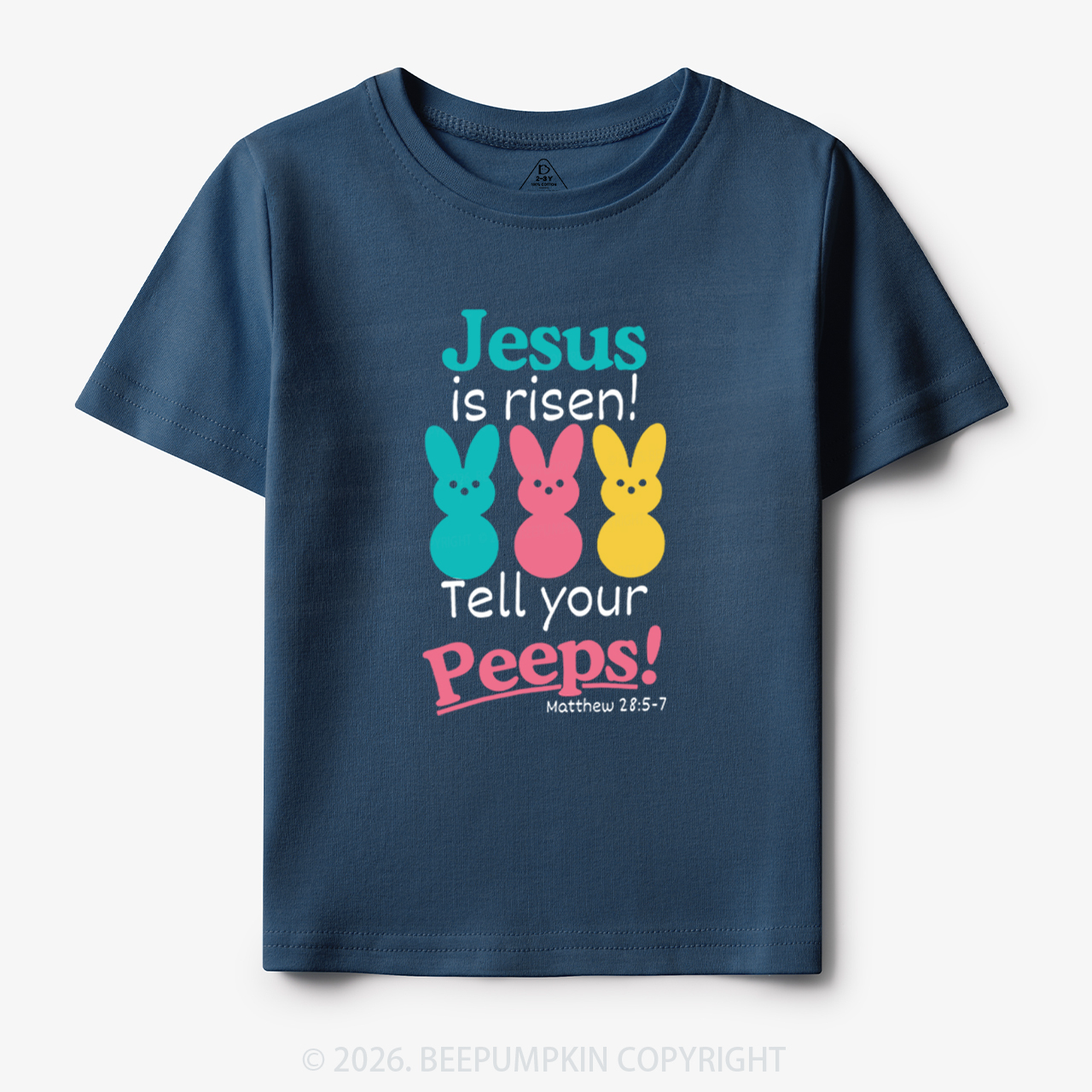 Jesus Is Risen Tell Your Peeps Funny Toddler&Kid's Tees