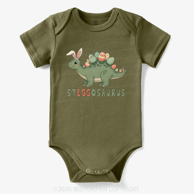 Steggosaurus Easter Dinosaur Bodysuit
