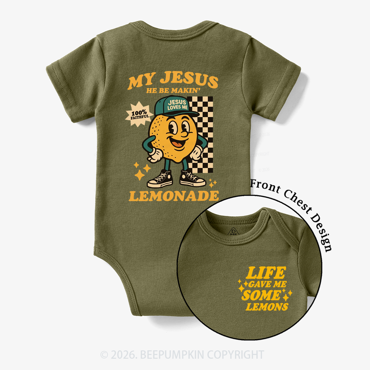 Life Gave Me Some Lemons Christian Bodysuit