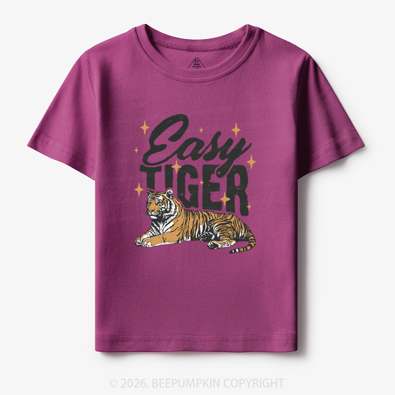 Retro Easy Tiger Funny Animal Toddler&Kid's Tees