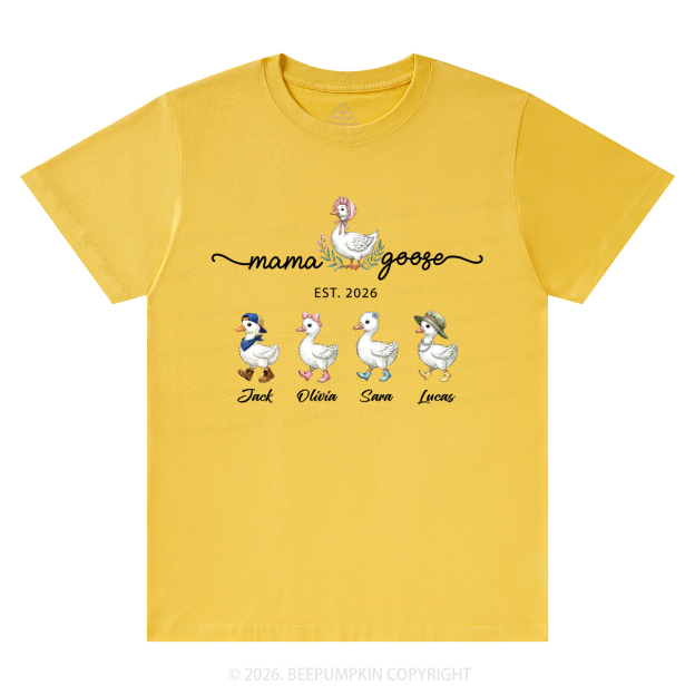 Personalized Mama Kids Names T-Shirts