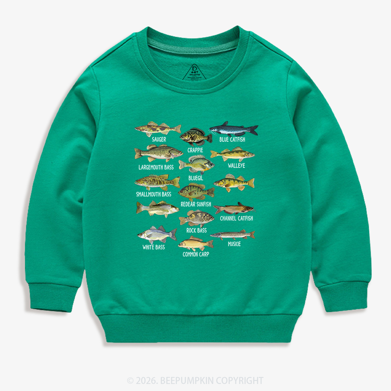 North American Fish Kid's Sweatshirt
