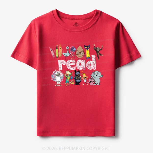 Read Books Funny Gift Toddler&Kid's Tees