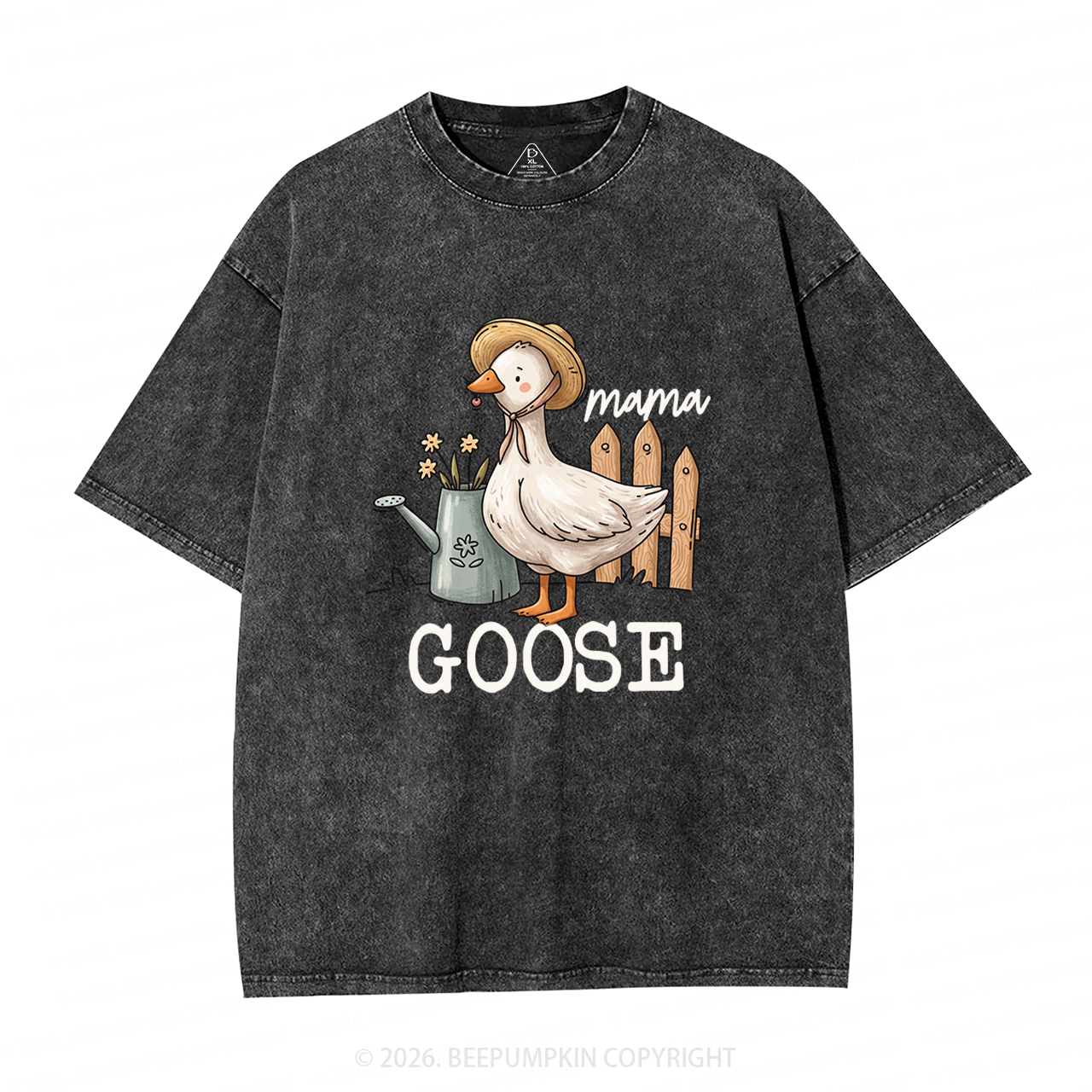 Mama Silly Goose Adult Washed T-Shirts