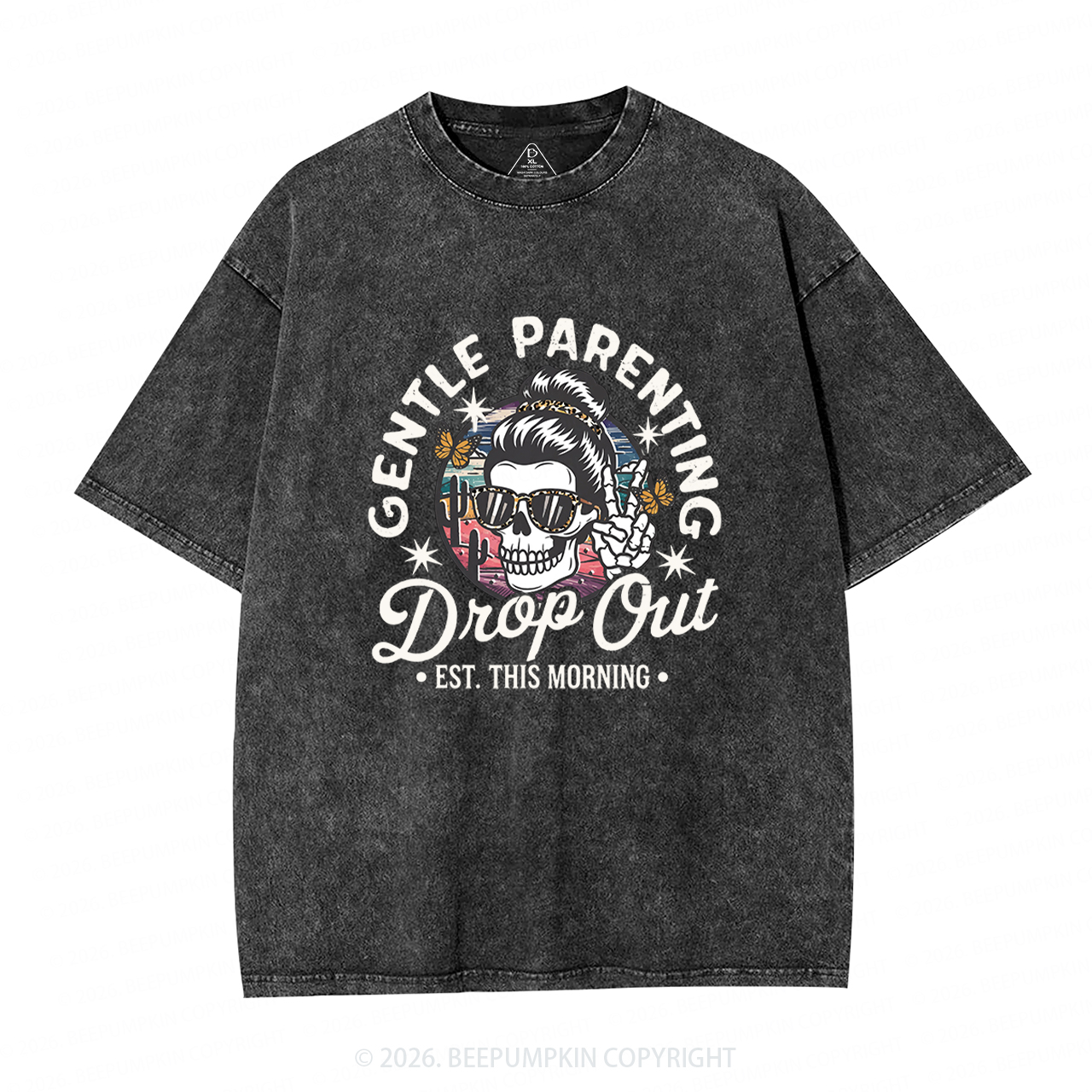 Gentle Parenting Drop Out Adult Washed T-Shirts