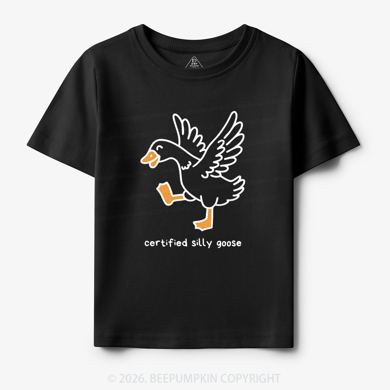 Funny Certified Silly Goose Toddler&Kid's Tees