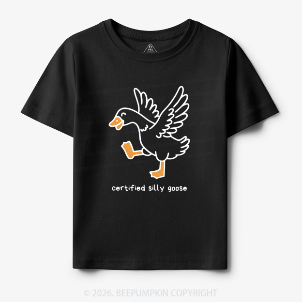 Funny Certified Silly Goose Toddler&Kid's Tees