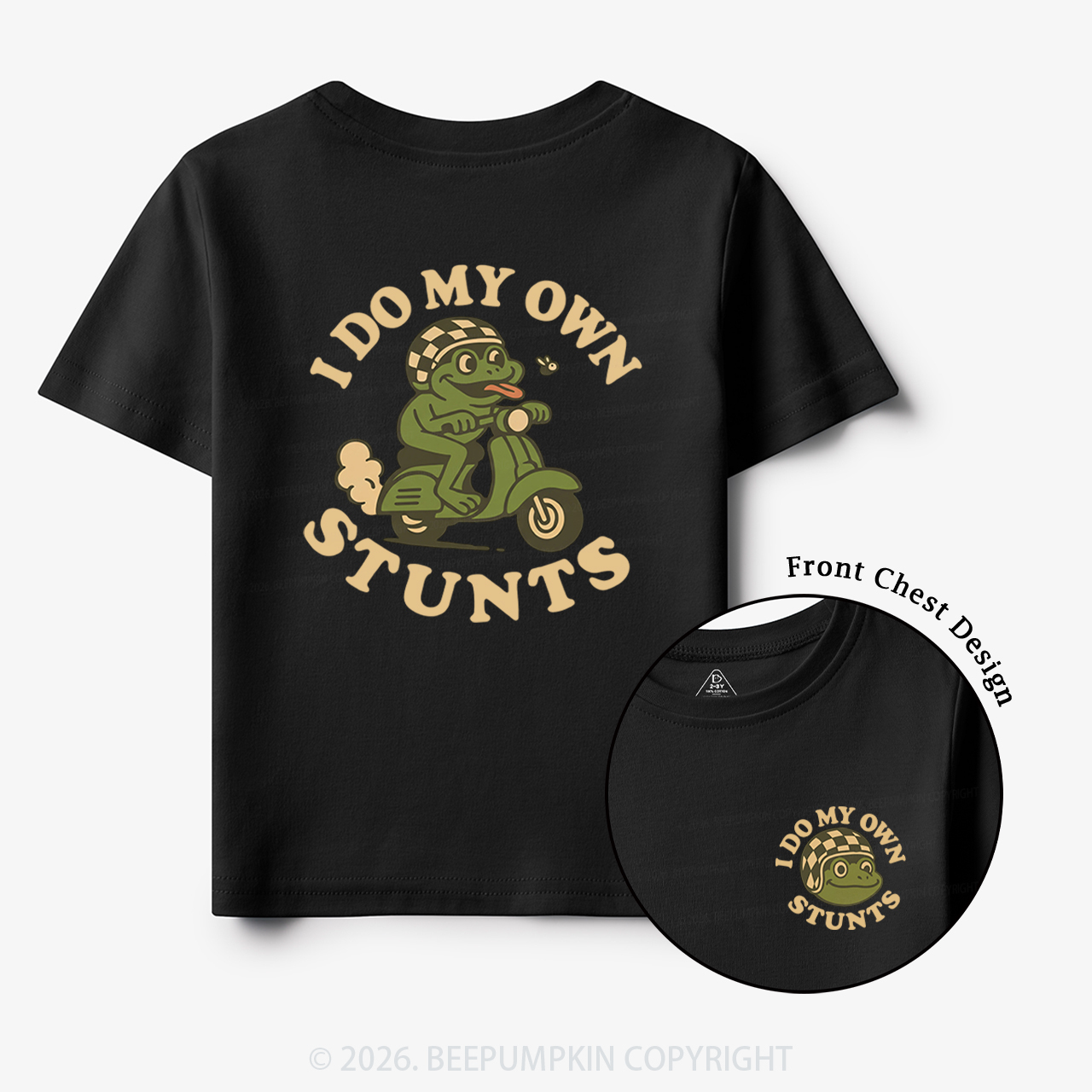 I Do My Own Stunts Frog Toddler&Kid's Tees