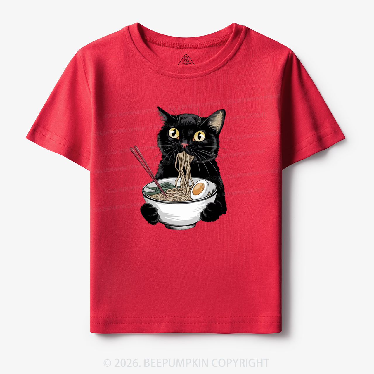 Ramen Black Cat Toddler&Kid's Tees